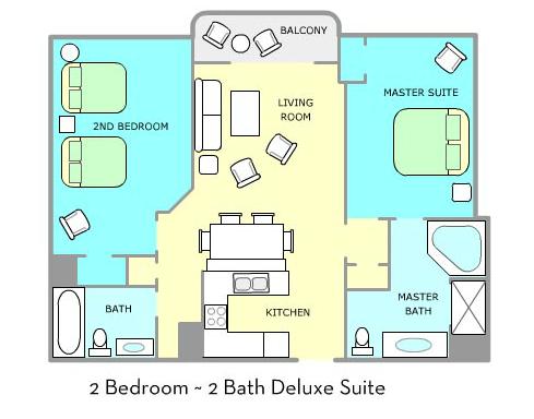 Ocean Walk Resort 2 Bedroom Deluxe 