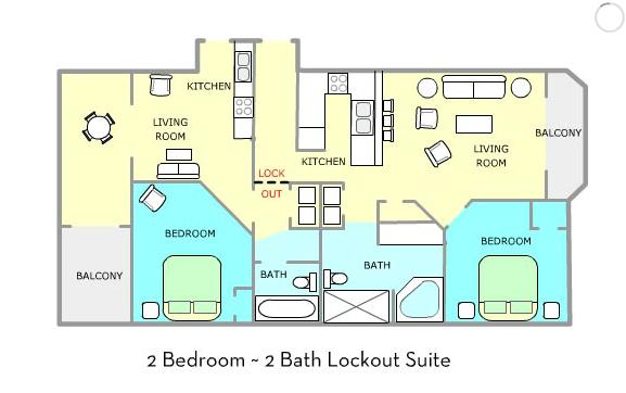 Ocean Walk Resort Condo 2 Bedroom